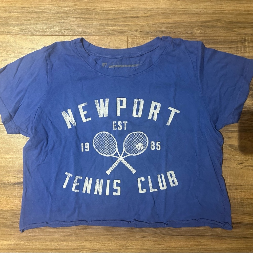 Prince Peter Collection Blue Short Sleeve Tee Newport Tennis Club